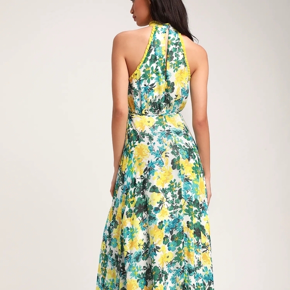 Lulu's Vibrant Floral Maxi Dress - Picture 2 of 10